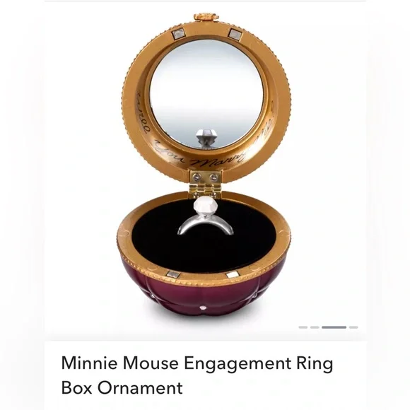 NWT Engagement Ring Ornament Minnie Mouse - Picture 4 of 8